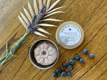 Load image into Gallery viewer, Blueberry Lavender &amp; Chamomile After Bath Bar &amp; Lip Balm Gift Set
