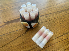 Load image into Gallery viewer, Candy Corn Essential Oil Lip Balm (Sugar Cookie, Clementine & Lemon Vanilla Cardamom)