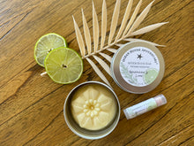 Load image into Gallery viewer, Rosemary Lime After Bath Bar & Lip Balm Gift Set