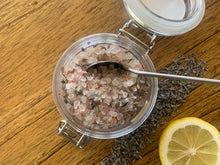Load image into Gallery viewer, Lemon Lavender Dead Sea Salt Bath Soak