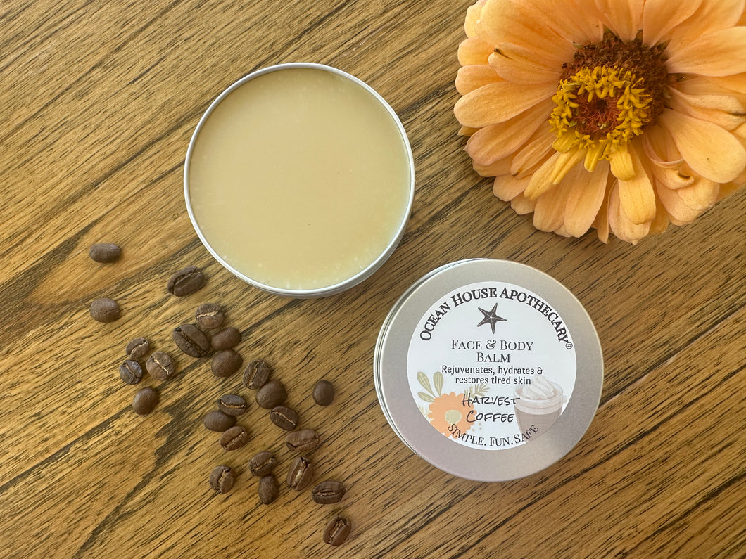 New! Harvest Coffee Face & Body Balm