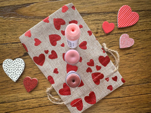 Be My Valentine Lip Balm Set - designed & created by Axel!