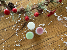 Load image into Gallery viewer, Candy Cane Shimmer Lip Balm Set - made by Axel!
