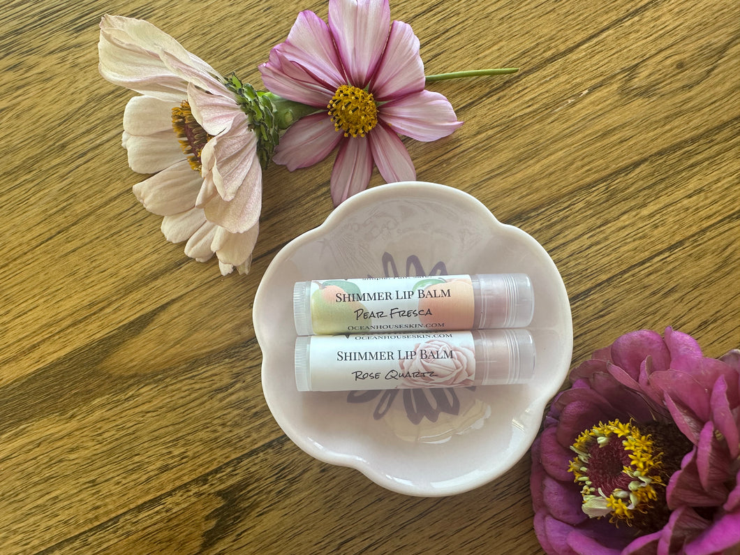 New! Petal & Pear Lip Balm Set