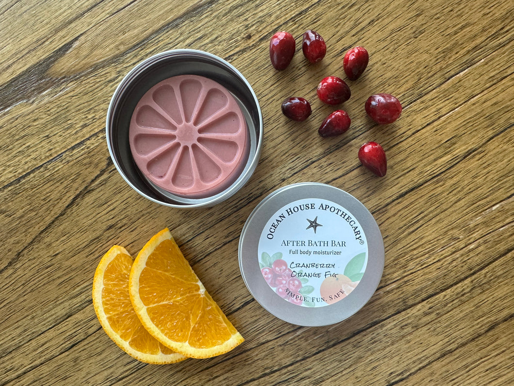 Cranberry Orange Fig After Bath Bar
