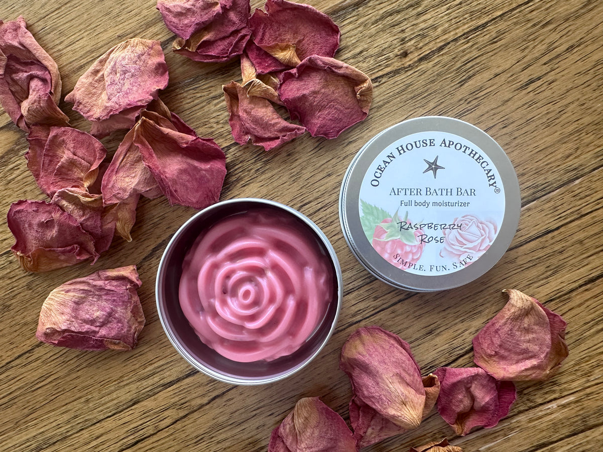 Raspberry Rose After Bath Bar – Ocean House Apothecary