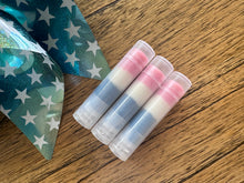 Load image into Gallery viewer, New! Stars &amp; Stripes Shimmer Lip Balm
