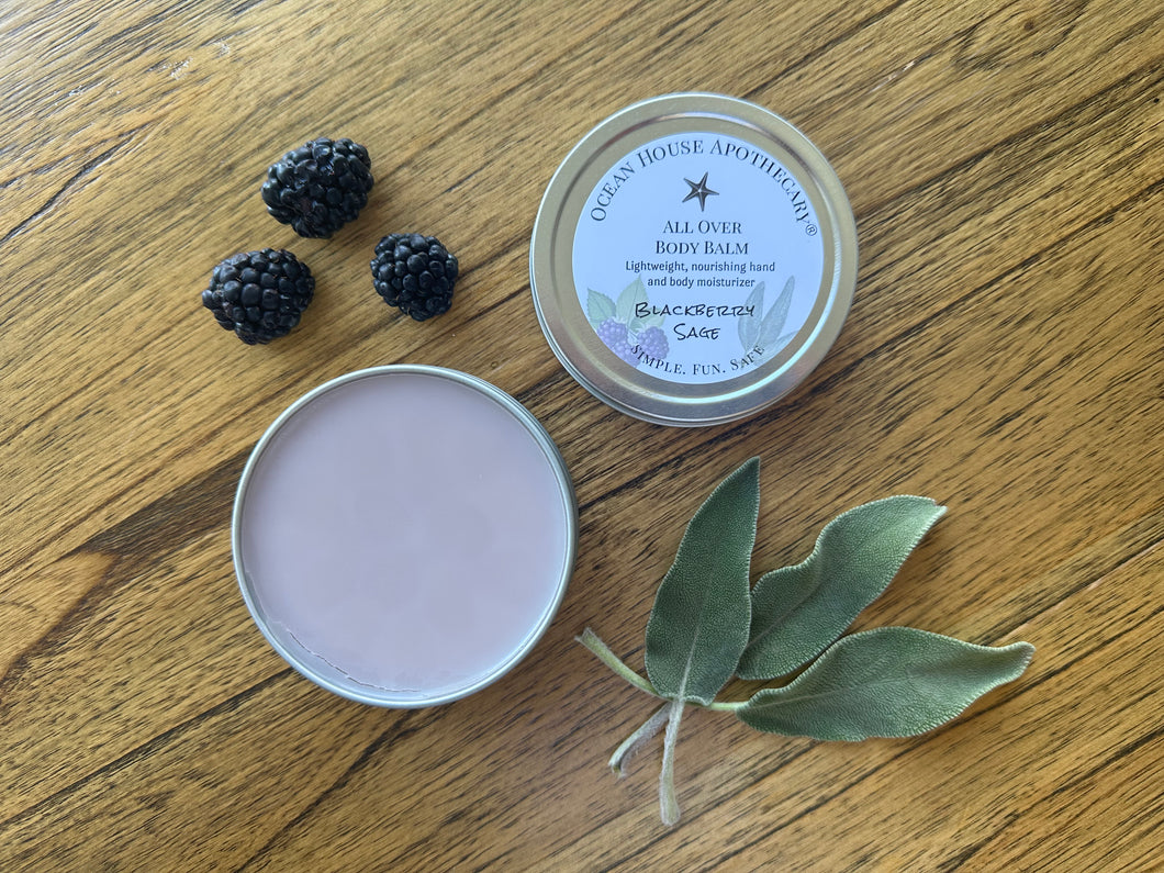 Blackberry Sage All Over Body Balm & Lip Balm