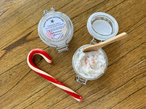 Peppermint Vanilla Whipped Shea Butter Body Scrub