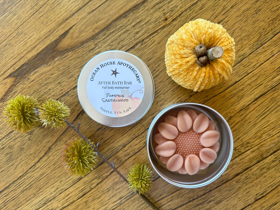 Pumpkin Sandalwood After Bath Bar