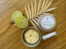 Load image into Gallery viewer, Rosemary Lime After Bath Bar &amp; Lip Balm Gift Set
