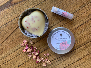 Cocoa Rose After Bath Bar + Lip Balm Gift Set