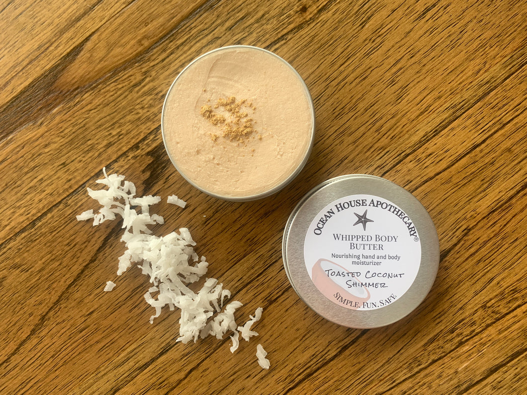 Toasted Coconut Shimmer Whipped Body Butter (Limited Edition)